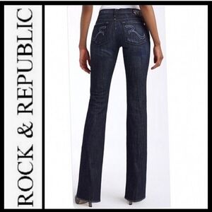 Rock & Republic Kasandra Mid Rise Bootcut Jeans
